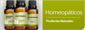 Homeopáticos - productos naturales